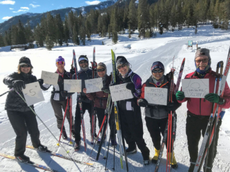 Arctic Tortoises Aid Station at Baker Creek - Hot Chocolate, Mocha and Chocolate Chip Cookies staffed by Jack Sept - Tortoises - Susan Giannettinno, Blaine Stavn, Karen Bossick and Carol Monteverde